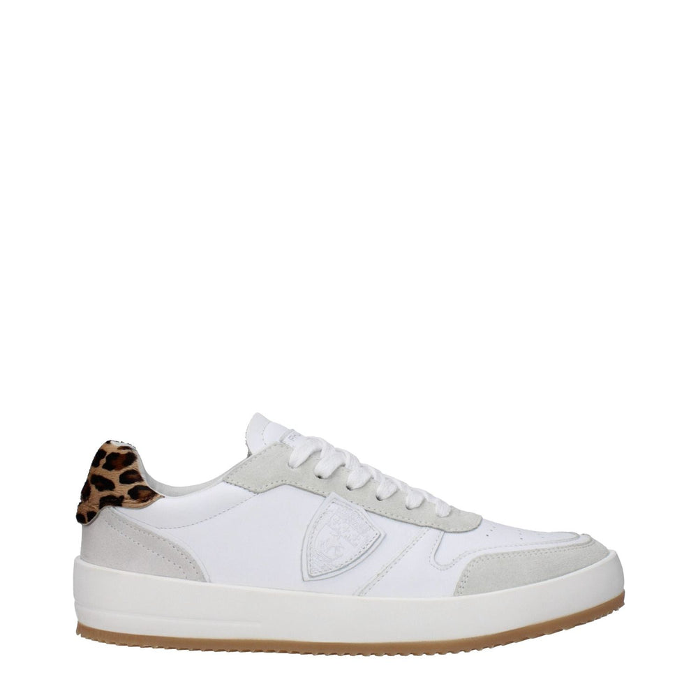 Philippe Model White Leather Low Tops PH-15068736946441-EU40/US10
