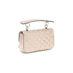 Valentino Garavani Small Leather Rockstud Spike Handbag VA7W2B0123NAPP45BB