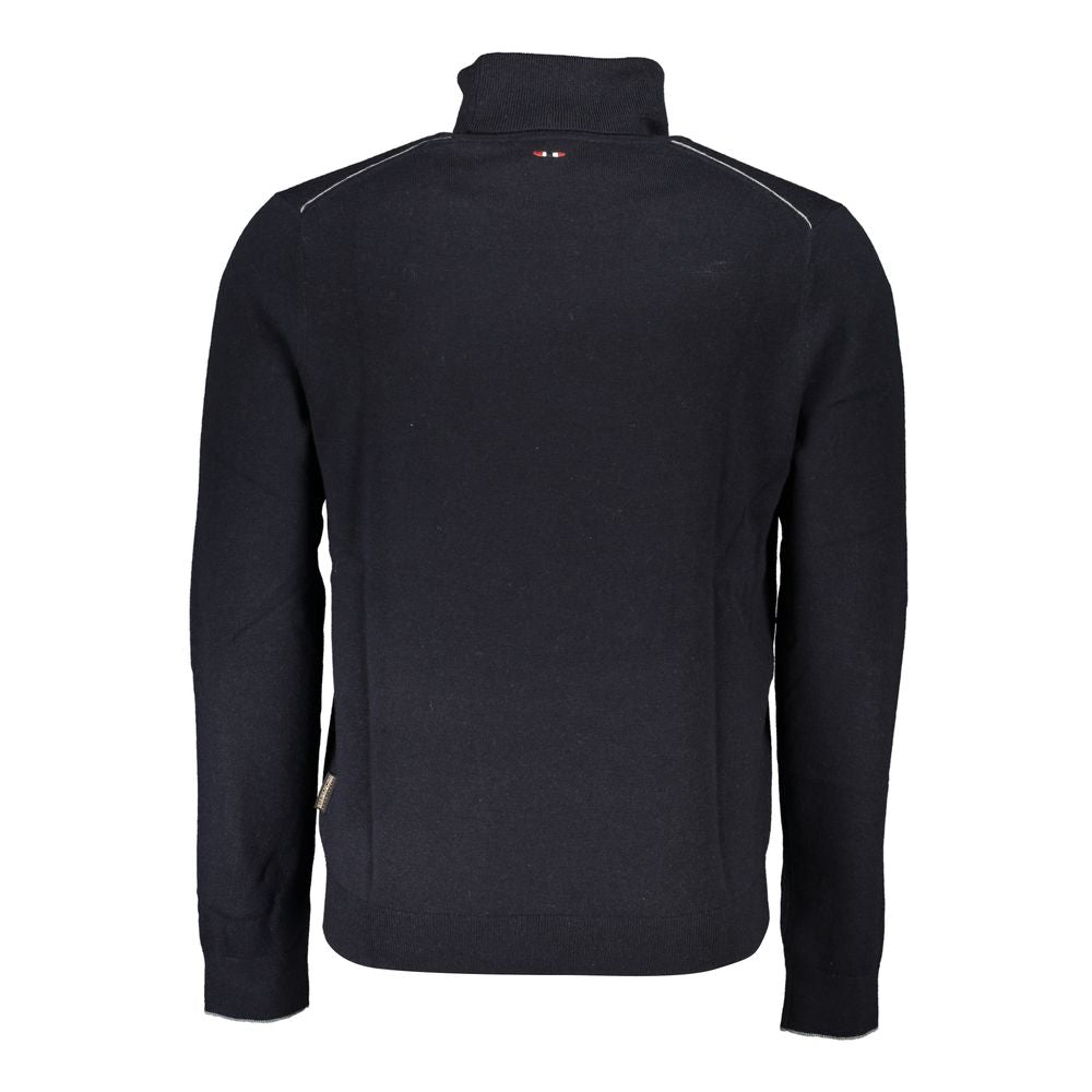 Napapijri Black Fabric Sweater NA-25306-M
