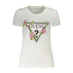 Guess Jeans White Cotton Tops & T-Shirt GU-38629-S