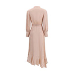 Zimmermann Silk charmeuse wrap Dress ZI-8066DR25RPTL-0/XS