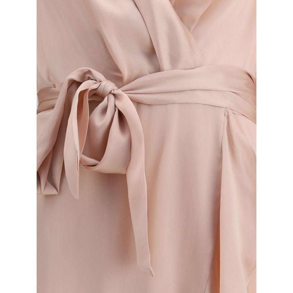 Zimmermann Silk charmeuse wrap Dress ZI-8066DR25RPTL-0/XS