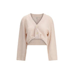 R13 Cashmere draped Cardigan R-R13WY288Y021A-M