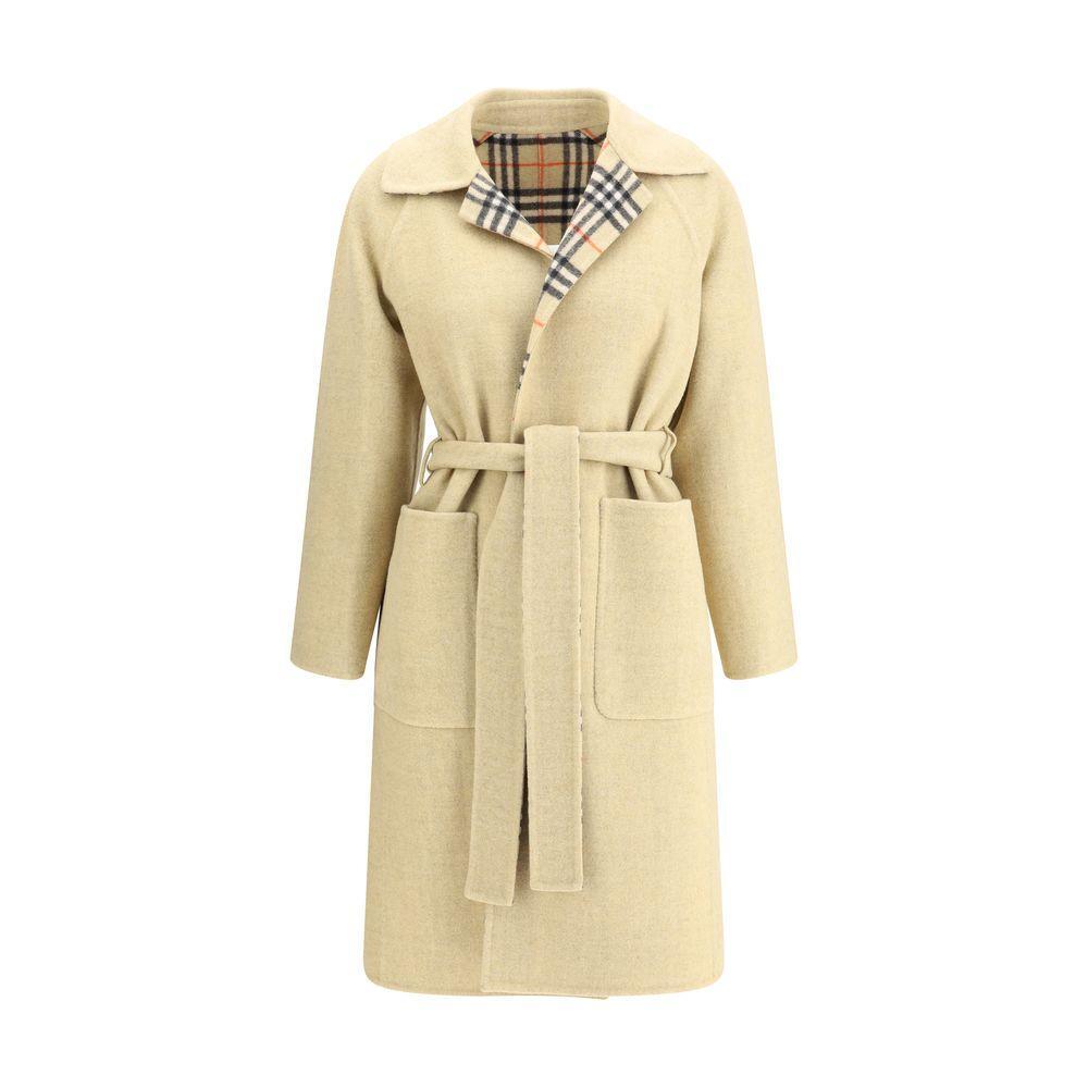 Burberry Reversible wool robe Coat BU-8110900B9368-4