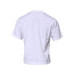 Dolce & Gabbana White Logo Crew Neck Short Sleeves T-shirt TSH91292-44