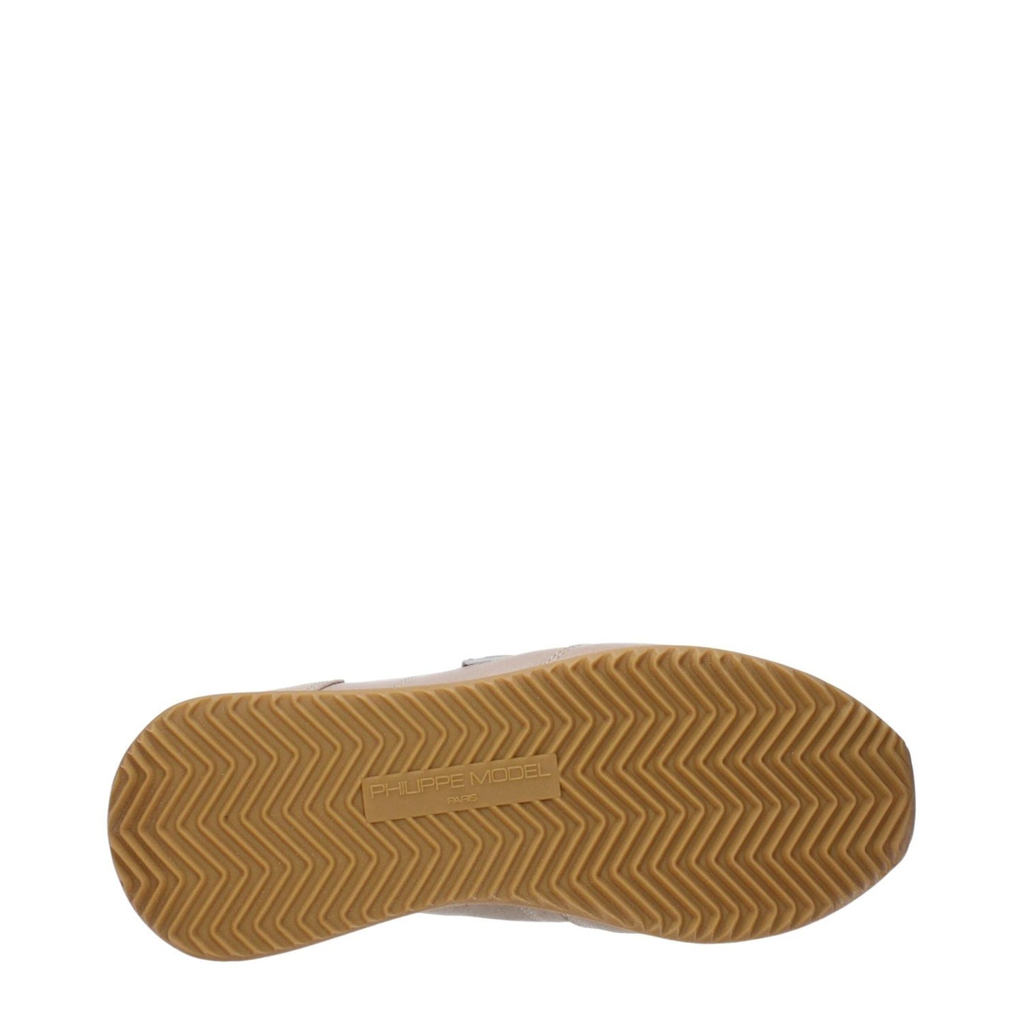 Philippe Model Beige Leather Low Tops PH-15093878948105-EU37/US7