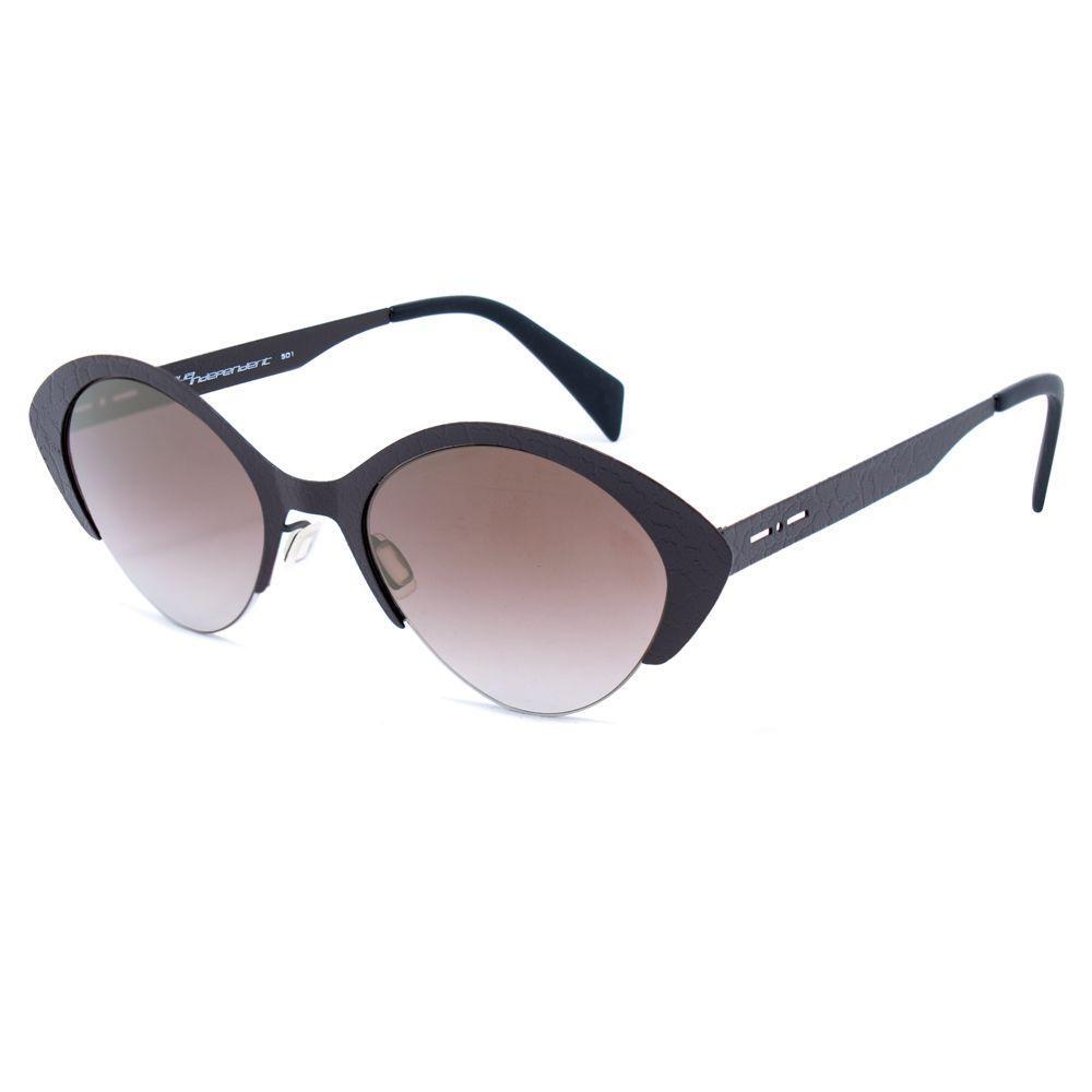 Italia Independent Black Metal Sunglasses