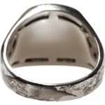 Dolce & Gabbana Silver Tone Engraved Two Color Real Brass Ring SMY11232-62