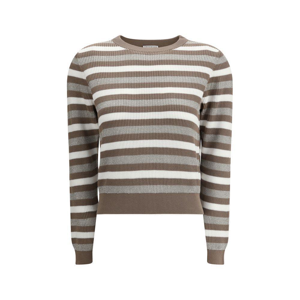 Brunello Cucinelli Sparkling striped Sweater BR-M19251500CZD37-XL