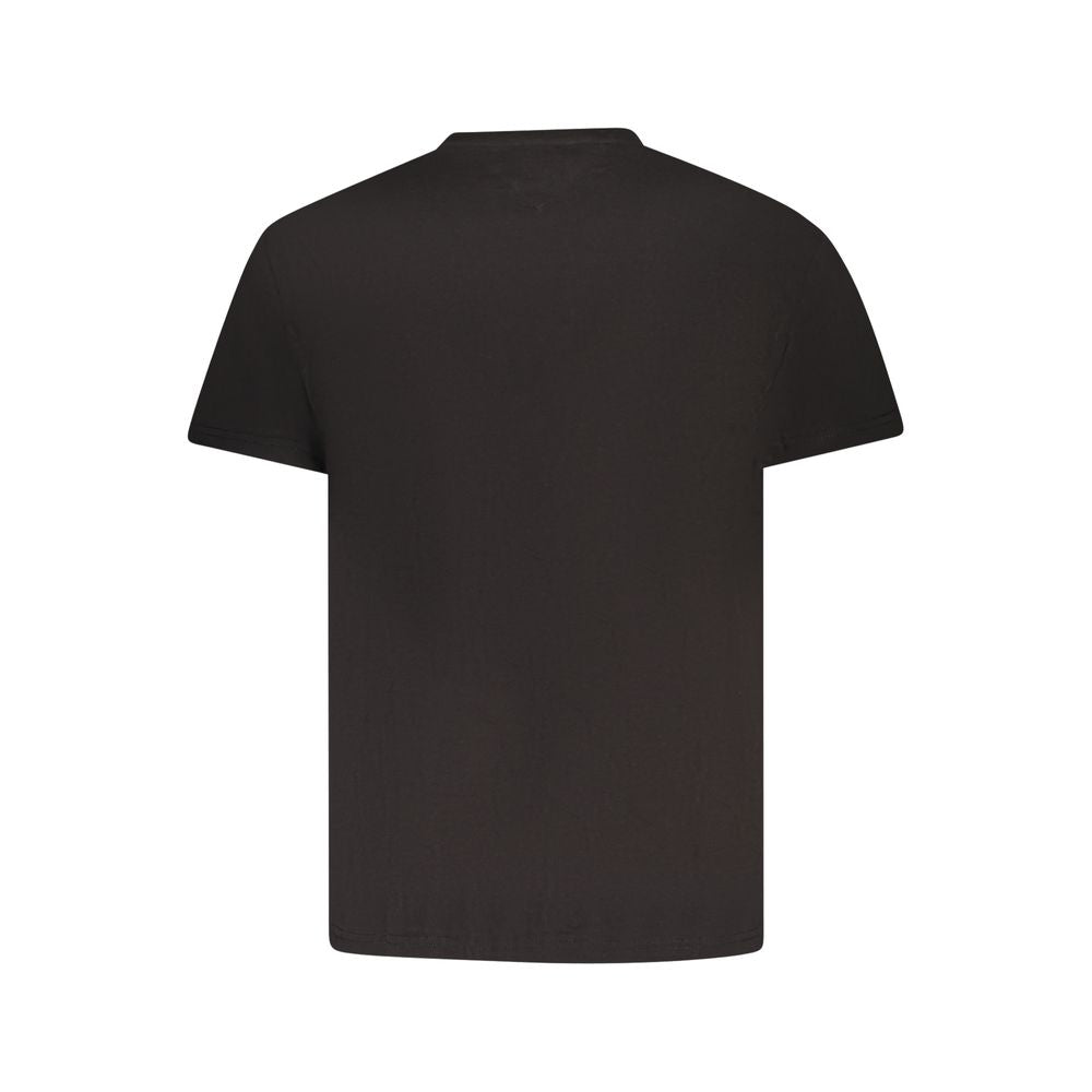 Tommy Hilfiger Black Cotton Men T-Shirt TO-39472-S