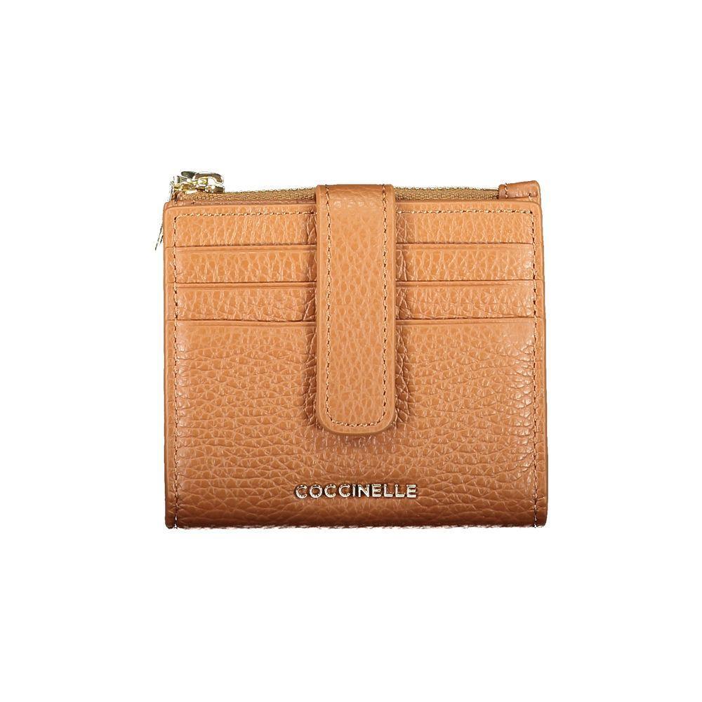 Coccinelle Brown Leather Women Wallet CO-39521