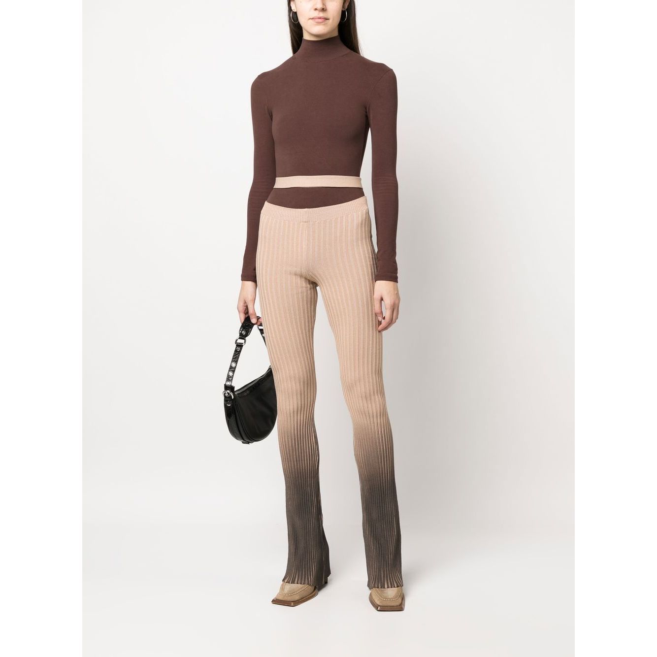 ANDREĀDAMO Andrea Adamo Trousers Brown Trousers