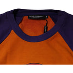 Dolce & Gabbana Orange Purple Graphic Print Short Sleeves T-shirt TSH87491-46