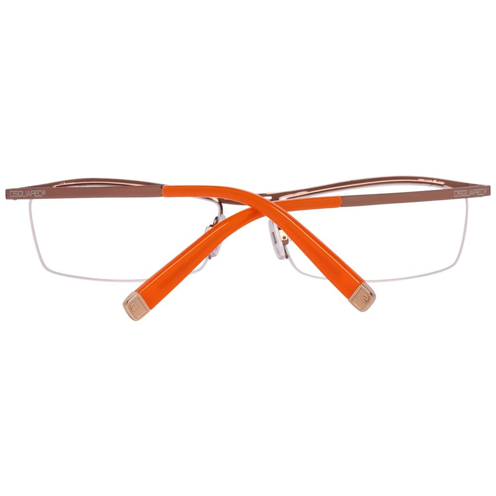 Dsquared² Rose Gold Metal Glasses (Frames) Dsquared²