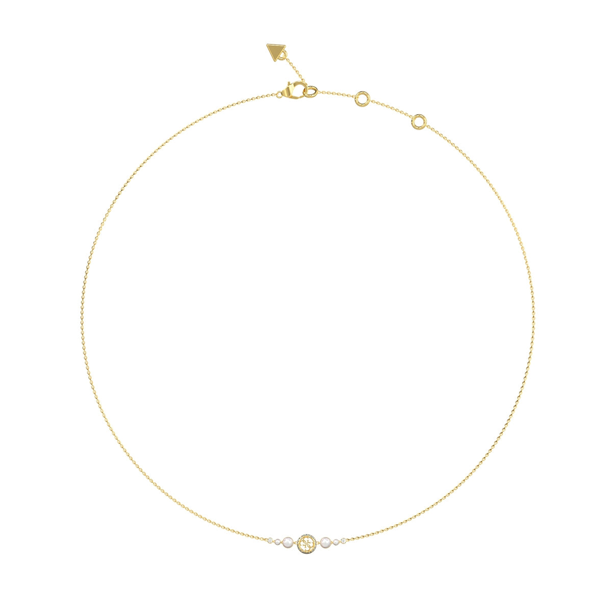 GUESS JEWELS JEWELRY Mod. JUBN05519JWYGT-U elegant gold necklace with delicate design
