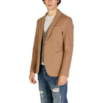 Gianni Lupo Beige Cotton Blazer GI-14787200309-IT44 | S
