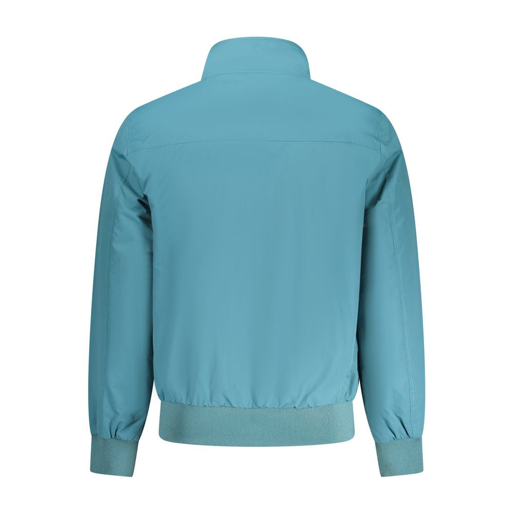North Sails Green Polyamide Jackets & Coat with long sleeves and external pockets in back view