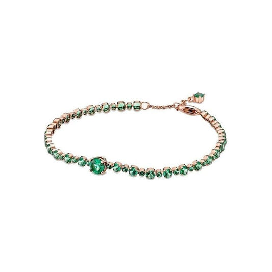 PANDORA JEWELS Mod. SPARKLING GREEN TENNIS - Size 16 ***SPECIAL PRICE**** Bracelet
