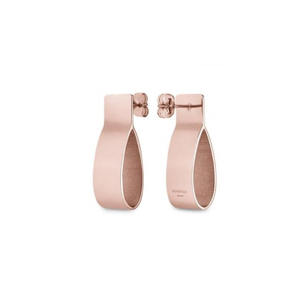ROSEFIELD JEWELS JEWELRY Mod. FCER-J225 rose gold hoop earrings