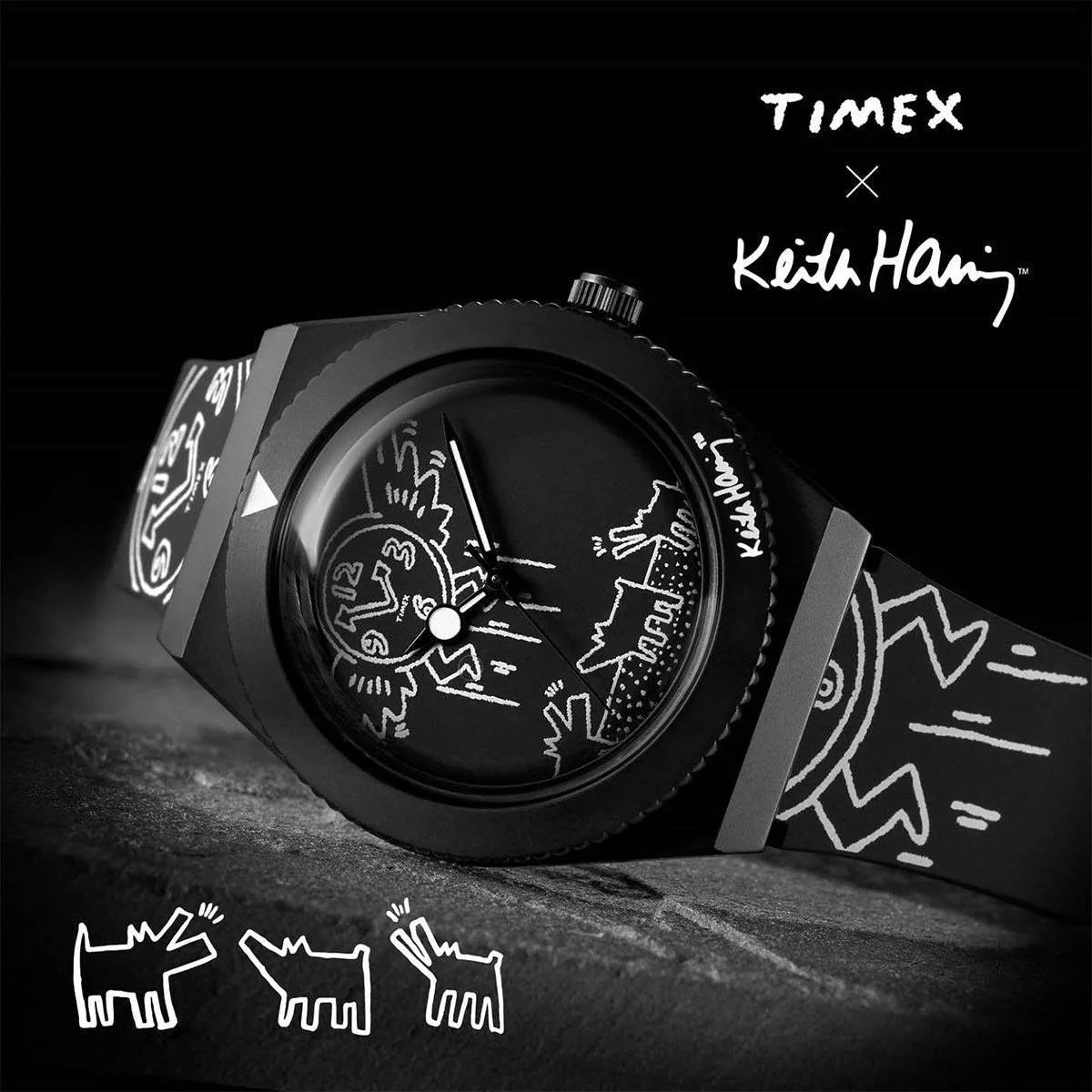 TIMEX Mod. Q X KEITH HARING Special Edt. WATCHES