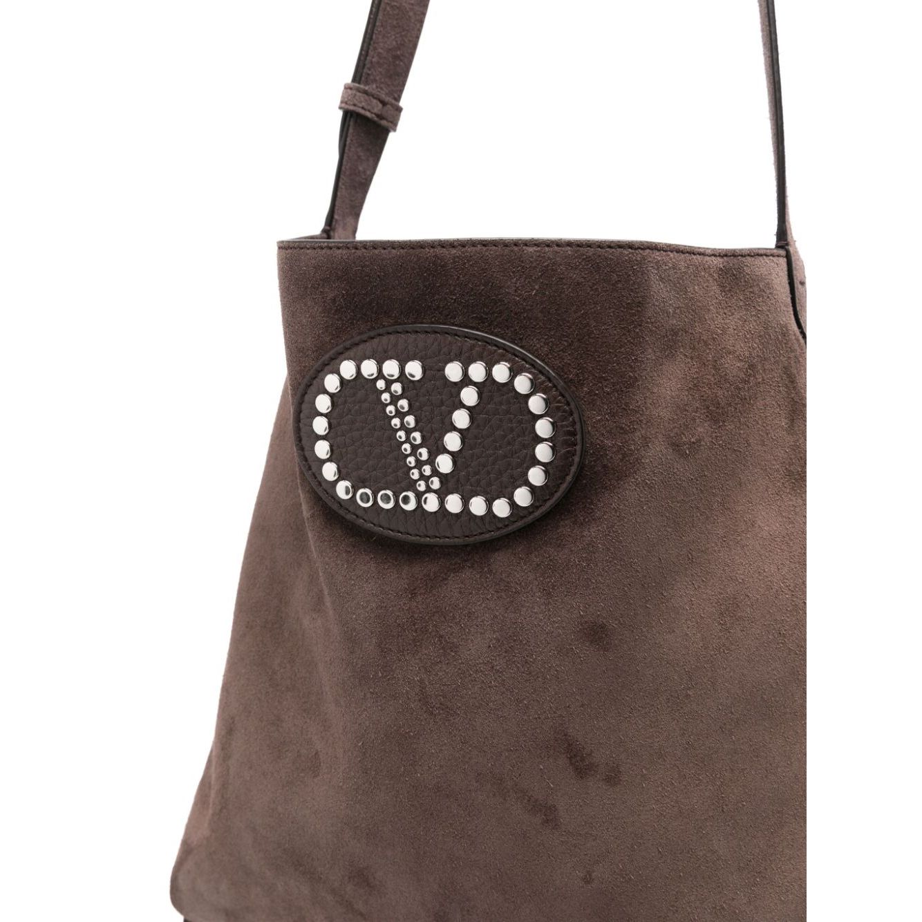 Valentino Garavani Nellcote suede leather shoudler bag