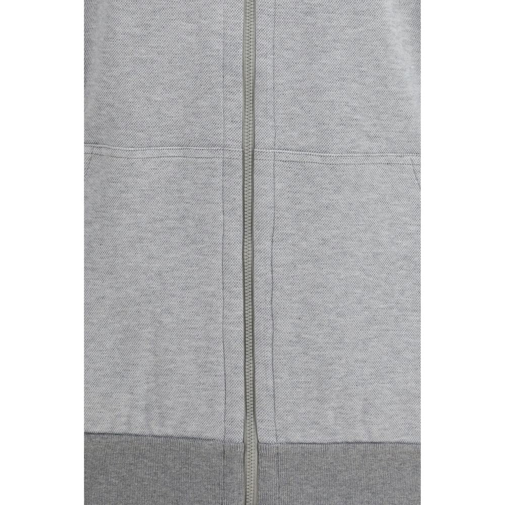 Brioni Gray Cotton Sweatshirt 1728,72470364320,Brioni,Clothing,Gray,L,Men,New with tags,S,Sweaters - Clothing,Sweatshirts - Sweaters - Clothing,XL