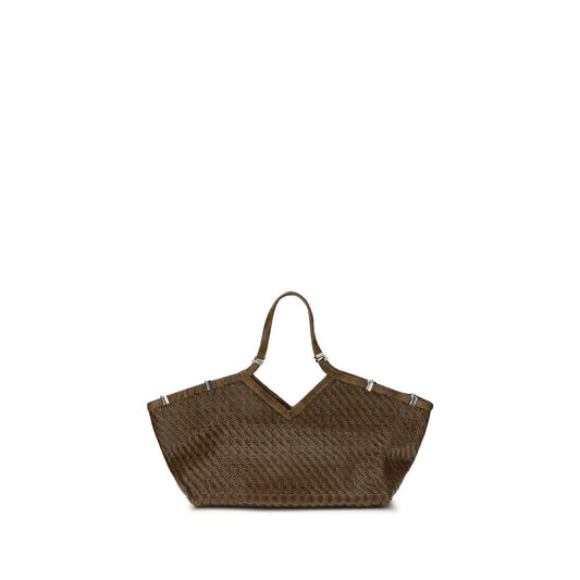 Benedetta Bruzziches Brown Buffalo Leather Handbag
