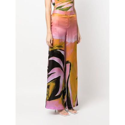 LOUISA BALLOU Trousers Yellow Trousers