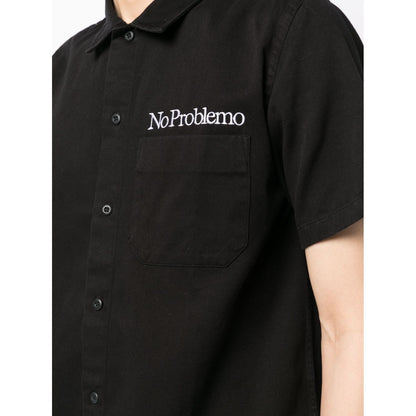 Aries Shirts Black Shirts