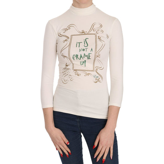 Exte Crew Neck It Is Not A Frame Up! Print Blouse TSH3717-38