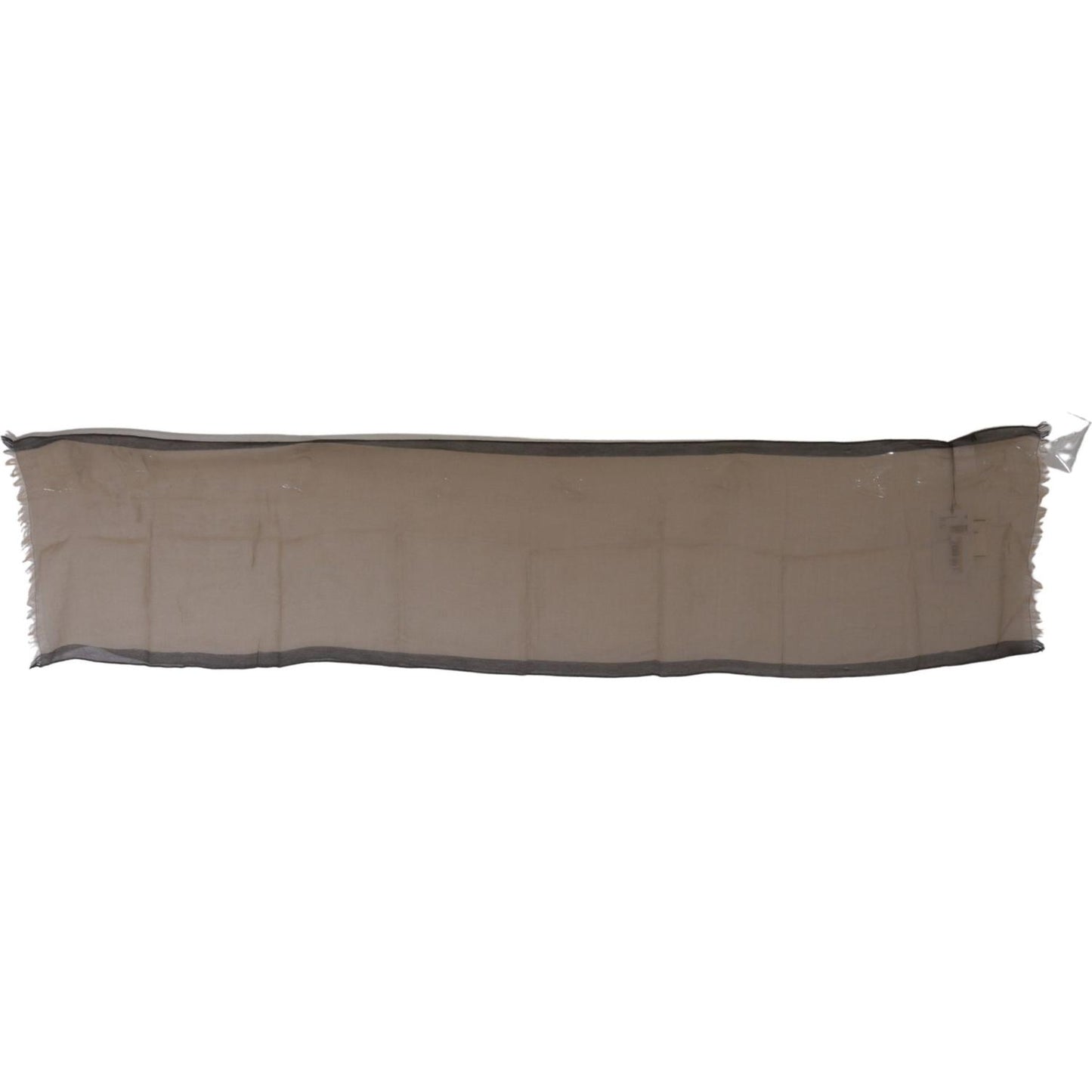 Costume National Beige Women Cotton Shawl Scarf MS1534