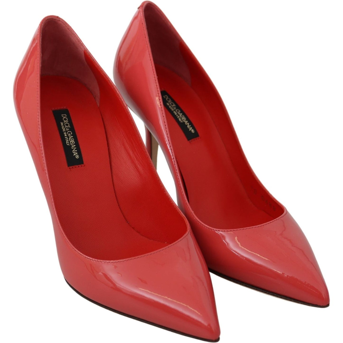 Dolce & Gabbana Dark Pink Patent Leather Heels Pumps