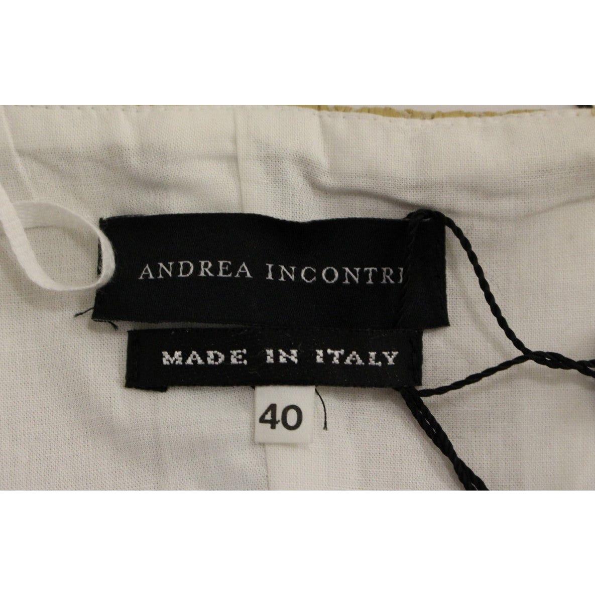 Andrea Incontri Beige Silk Cami Tank Top GSS10702-1