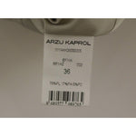 Arzu Kaprol White Acrylic Straight Pencil Skirt GSS10322-1