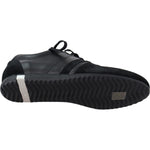 Dolce & Gabbana Black Logo Leather Casual Sneakers Shoes