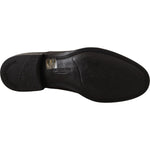 Dolce & Gabbana Black Leather Lace Up Mens Formal Derby Shoes