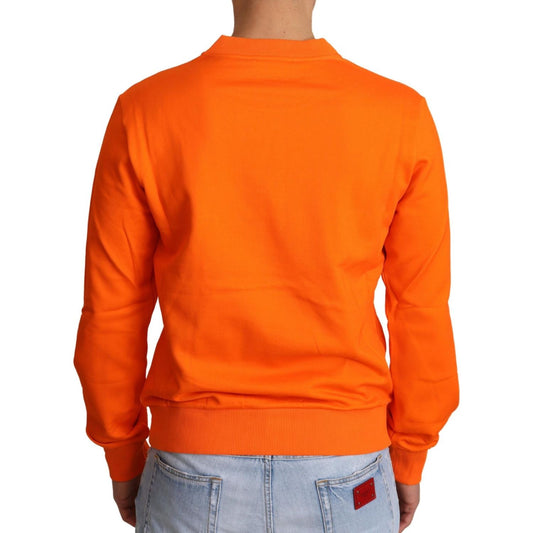 Dolce & Gabbana Orange King Ceasar Cotton Pullover Sweater TSH6390-44