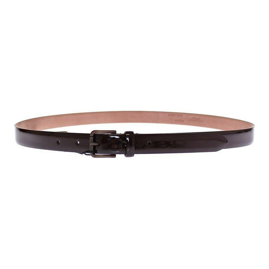 Dolce & Gabbana Brown Leather Logo Belt Cintura Belt GSB10272-75