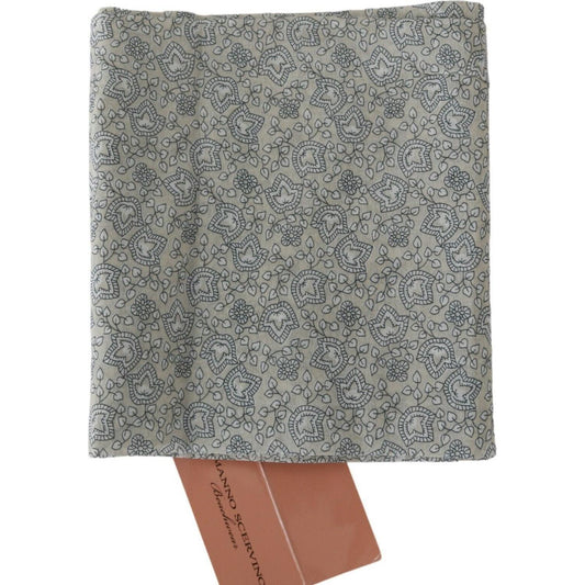 Ermanno Scervino Beige Blue Belt Wrap Beachwear Waist MS1517