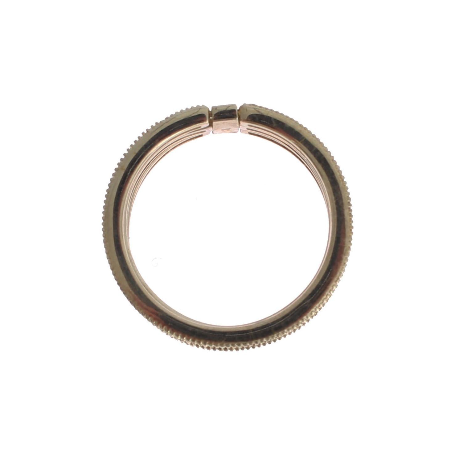 Nialaya Silver Womens Clear CZ 925 Sterling Ring