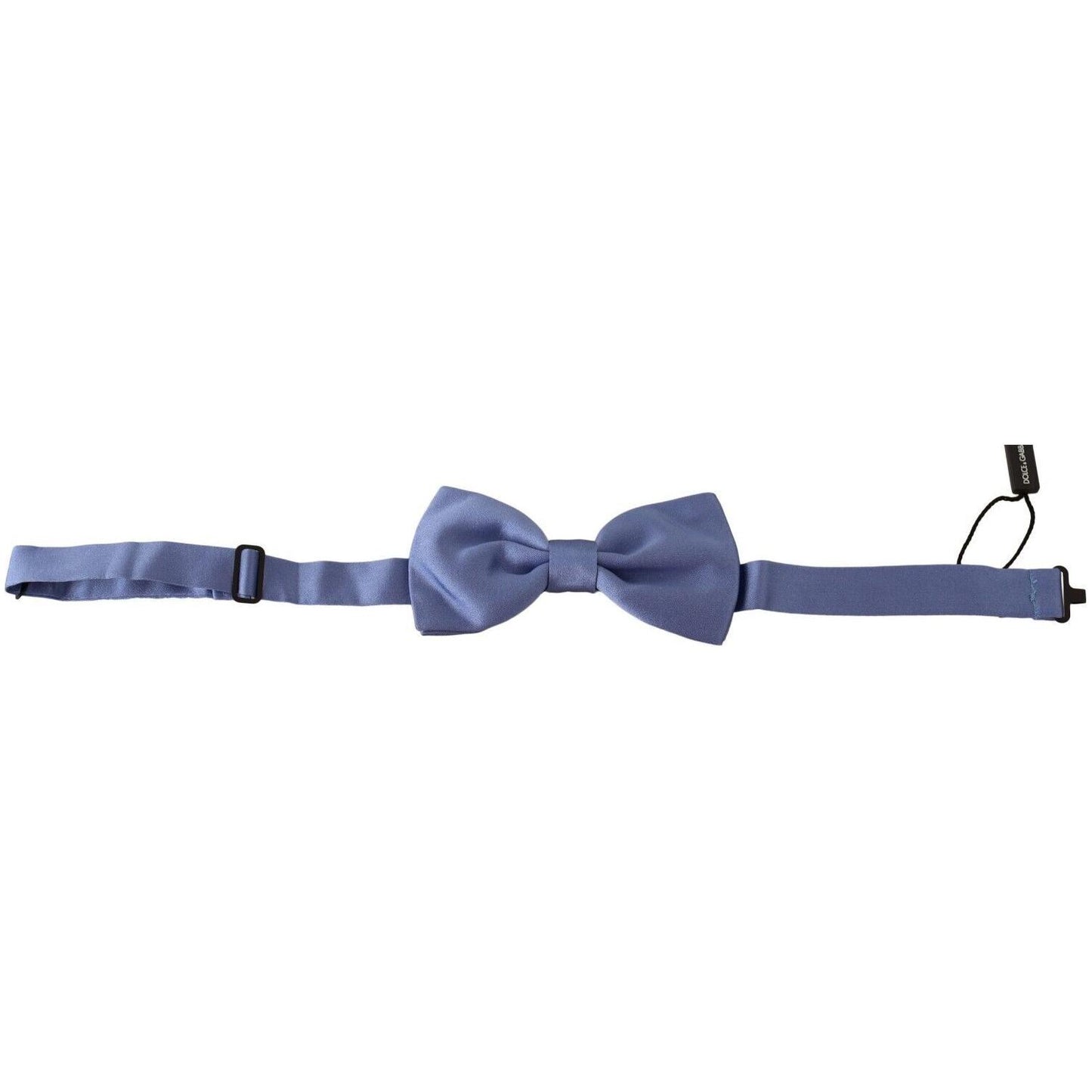 Dolce & Gabbana Purple 100% Silk Adjustable Neck Papillon Bow Tie Necktie