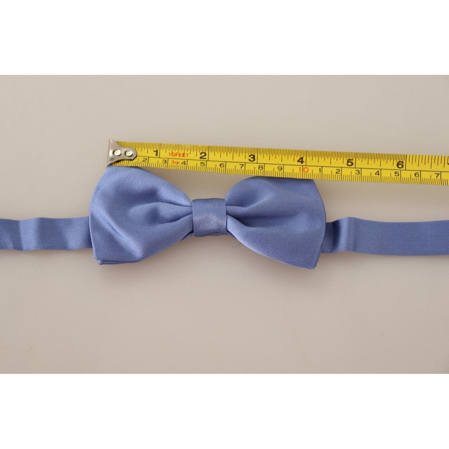 Dolce & Gabbana Purple 100% Silk Adjustable Neck Papillon Bow Tie Necktie