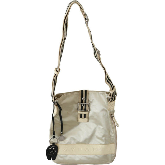 WAYFARER Beige Handbag Shoulder Tote Fabric Purse VAS9188