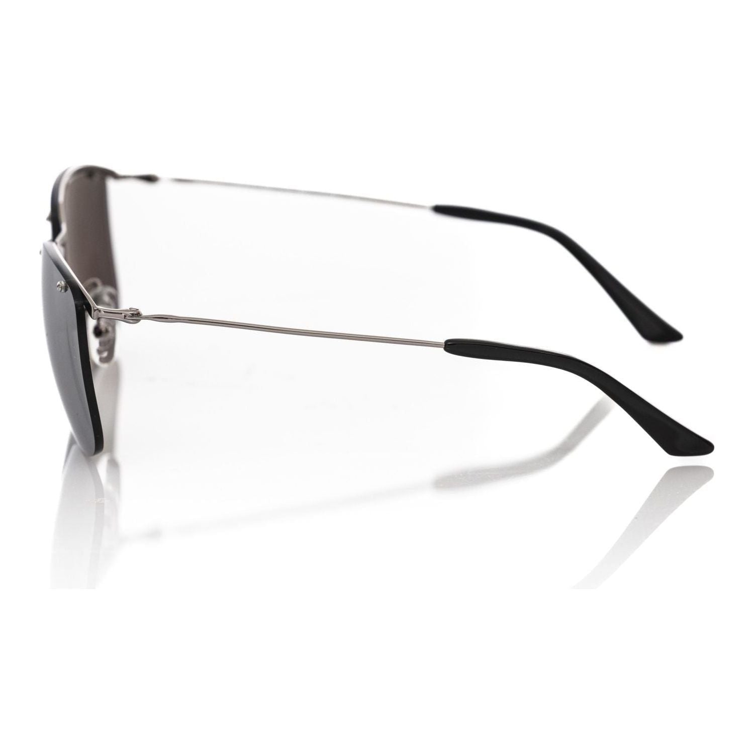 Frankie Morello Silver Metallic Fibre Sunglass