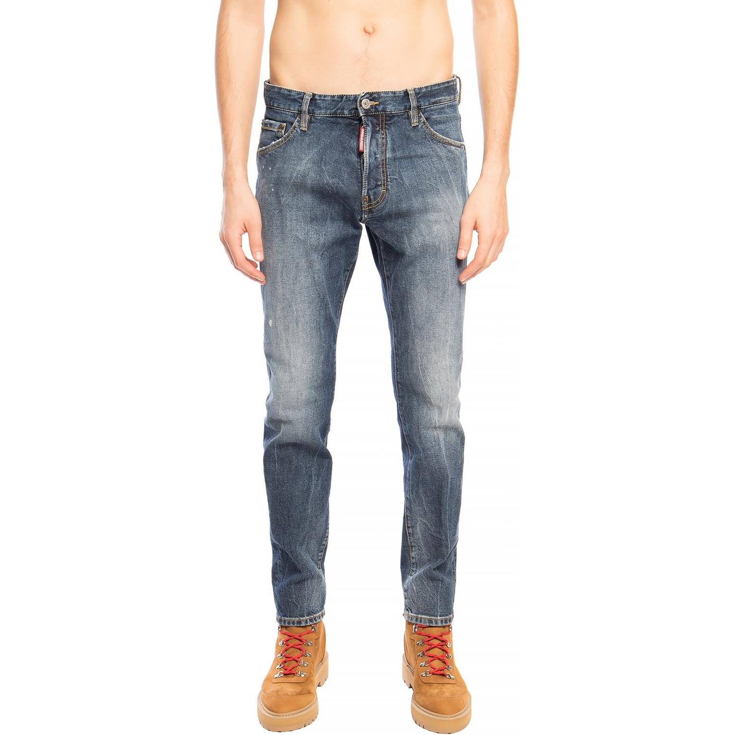 Dsquared² Blue Cotton Jeans Denim
