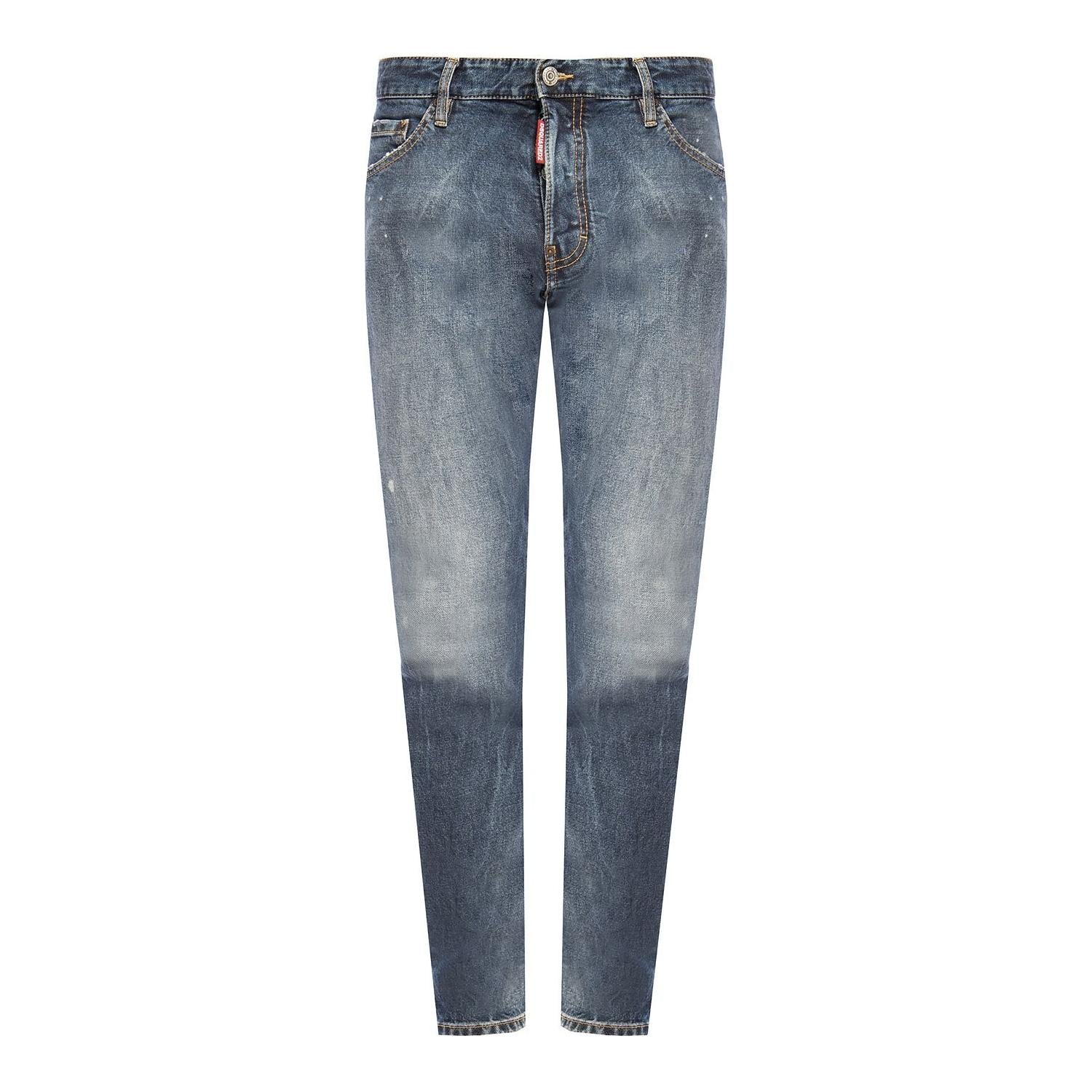 Dsquared² Blue Cotton Jeans Denim