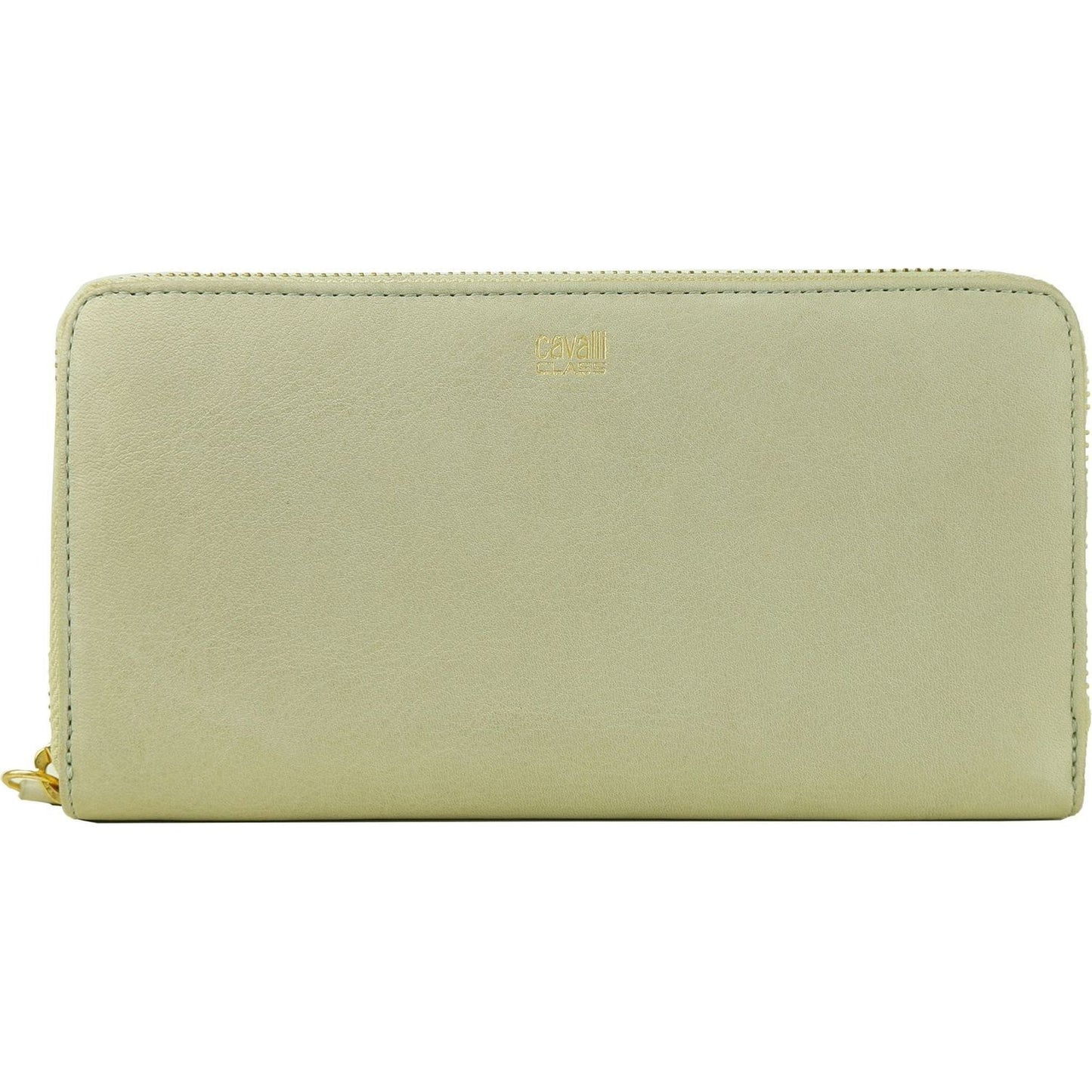 Cavalli Class Gray Calfskin Women Wallet WOMAN WALLETS