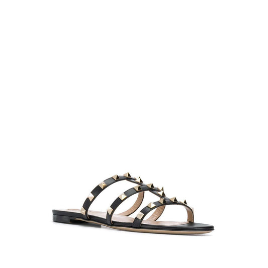 Valentino Garavani Rockstud Low Slide Sandal in Calfskin WS0C49VOD0NO-P25