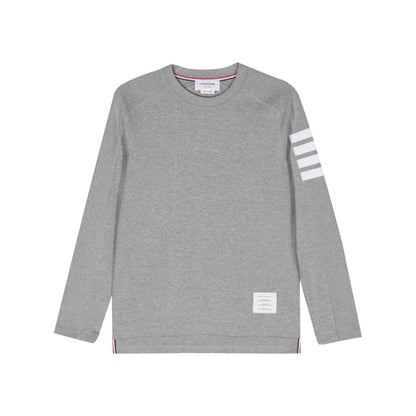 Thom Browne T-shirts and Polos Light Grey Topwear