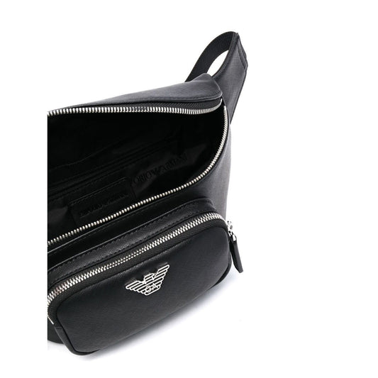 Emporio Armani leather logo-plaque belt bag